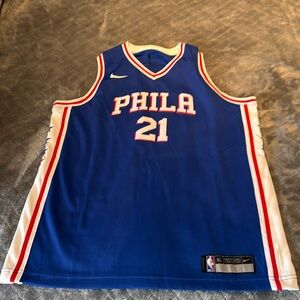 Sixers XL Embiid jersey